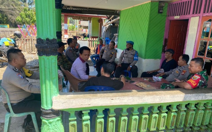 Diskusi Tripika Kec. Batik Nau terkait Pengalihan Arus Lalin ke Jalur Bawah