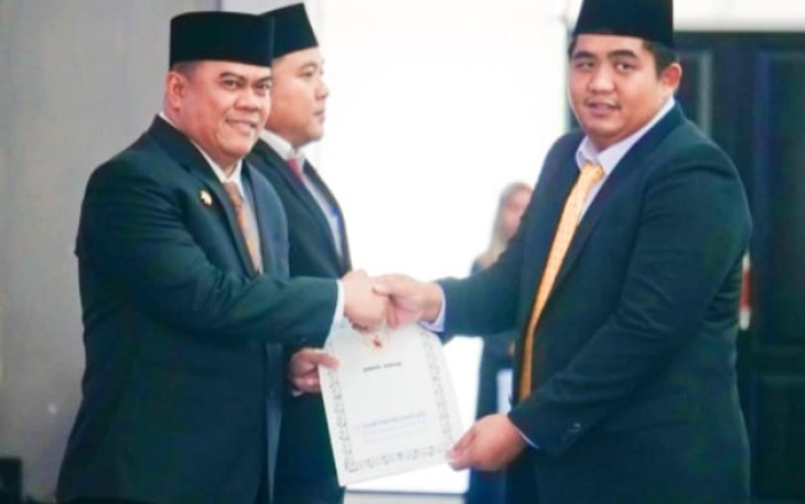 Ronny Kartika saat Resmi Dilantik Jadi Sekda Bintan Definitif