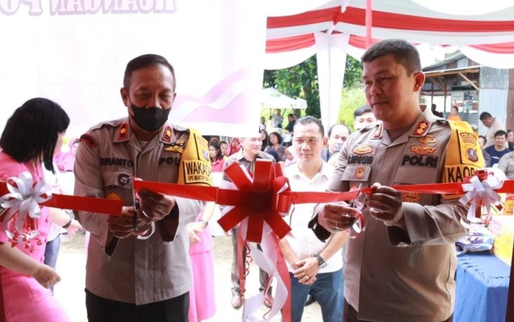 Kapolres Simalungun saat Resmikan Ruangan Wiratama Bhayangkara dan Fasilitas Baru Bhayangkari Cabang Simalungun