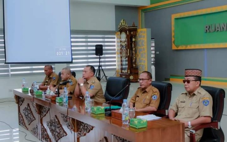 DLH Labuhanbatu saat Gelar Sosialisasi Pengelolaaan Sampah 