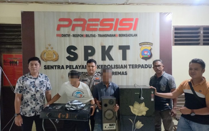 Dua Orang Diduga Pelaku Pencurian Diringkus Polisi