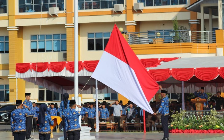 Upacara HUT ke-52 KORPRI 