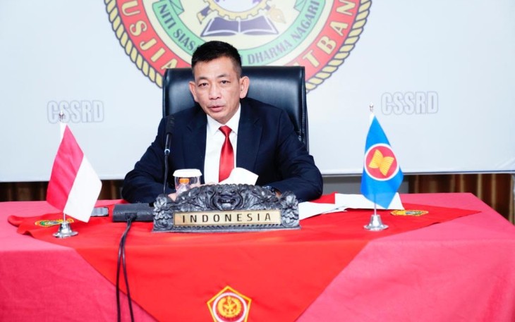 Kapusjianstralitbang TNI Mayjen TNI A.Z.R. Dondokambey, S. E., M.Han
