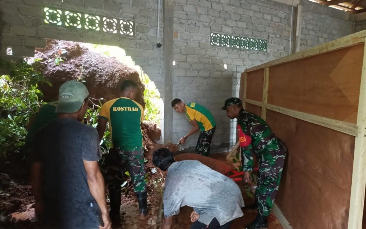 Pasukan Ajusta saat Tanggap Penanganan Bencana