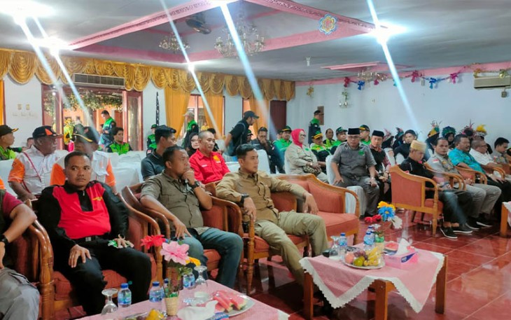 Danlanudal Biak, Kolonel Laut (P) Henoch Nasarius Virzawan saat Hadiri Rapat Kerja RAPI Biak-Numfor, Minggu (23/7/2023).