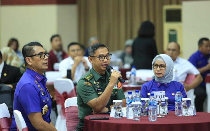 Kasum TNI Letjen TNI Bambang Ismawan, S.E., M.M., saat Hadiri Seminar Geopolitik dan Geostrategis Indonesia Ke-78