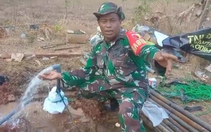 Titik air bersih di  Desa Banyualet, Kecamatan Tanah Merah, Kabupaten Bangkalan-Madura.