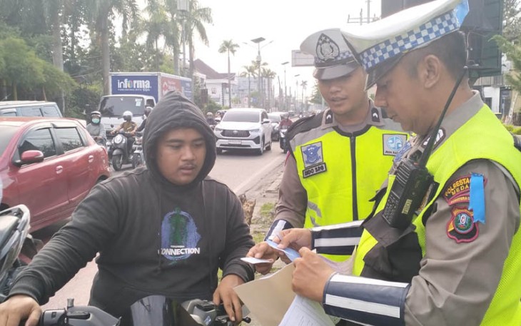 Sat Lantas Polrestabes Medan Tilang 4.019 Kendaraan