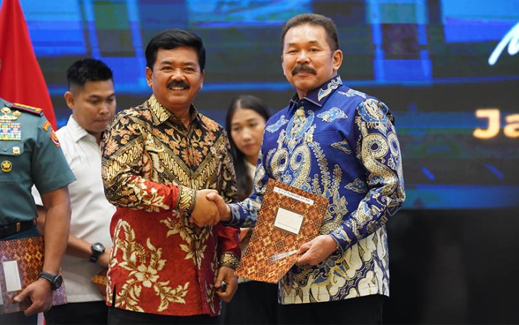 Jaksa Agung ST Burhanuddin dan Menteri ATR/BPN Hadi Tjahjanto