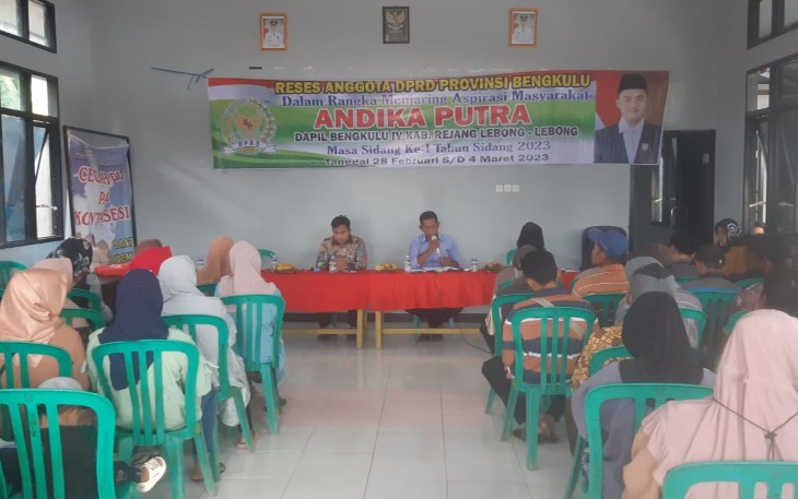 Reses Anggota DPRD Provinsi Andika Putra 