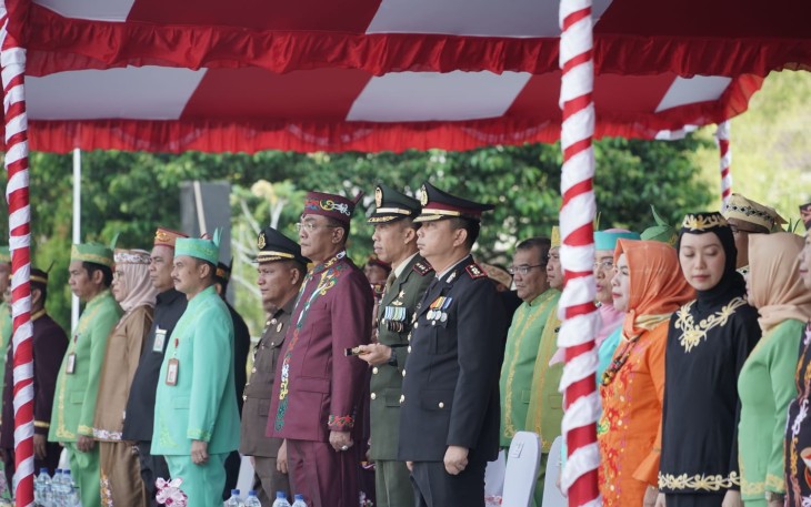Dandim 1016/Palangka Raya Hadiri Upacara Peringatan Hari Lahir Pancasila 