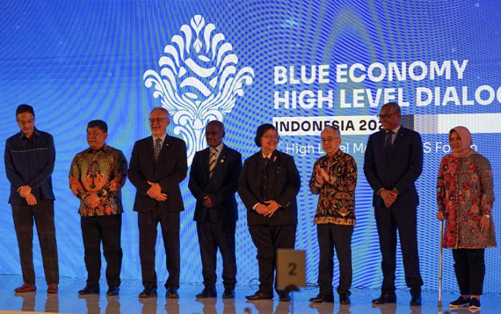 Archipelagic and Island States (AIS) Forum meluncurkan program AIS Blue Hub dan AIS Research and Development Center sebagai side events Konferensi Tingkat Tinggi AIS Forum yang pertama, di Hotel Mulia, Nusa Dua, Kabupaten Badung, Bali, Senin (9/10/2023).
