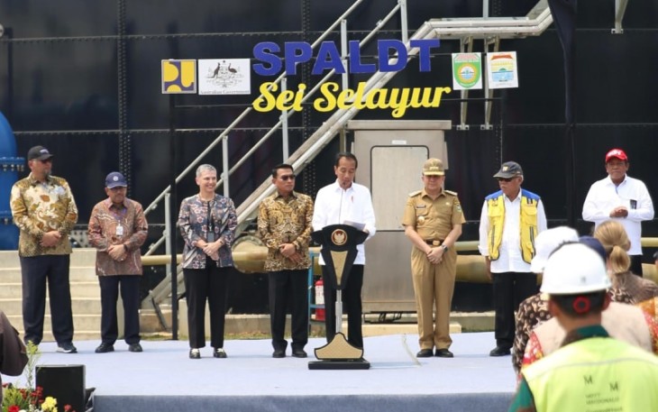 Sistem Pengelolaan Air Limbah Domestik Kota Palembang Diresmikan