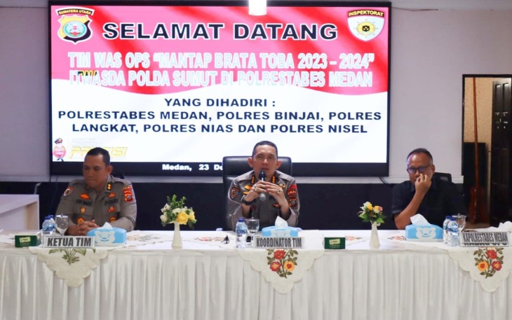 Tim Itwasda Polda Sumut saat Kunker ke Polrestabes Medan