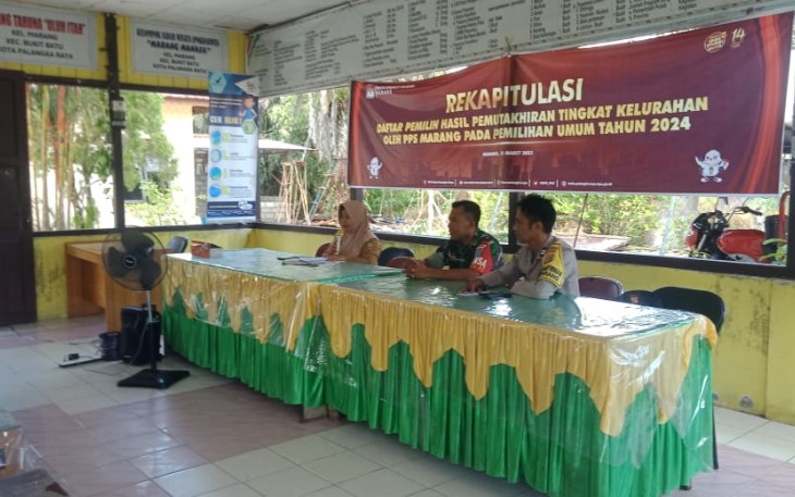 Babinsa Koramil 02/Bukit Batu Hadiri Musyawarah Tingkat Kelurahan Bahas Perubahan Penggunaan Alokasi Dana Tahun 2023