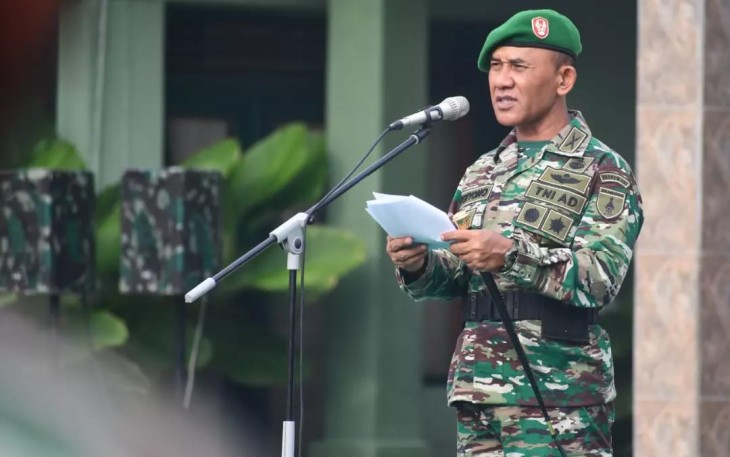 Danrem 081/DSJ Bacakan Amanat Pangdam V/Brawijaya