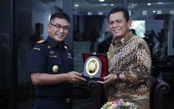 Gubernur Ansar saat Terima Kunjungan Kakanwil DJBC Khusus Kepri 