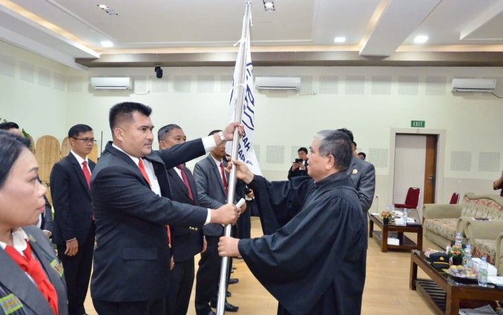 Bupati Batu Bara Ir. H. Zahir, M.AP., saat Lantik PGI-D