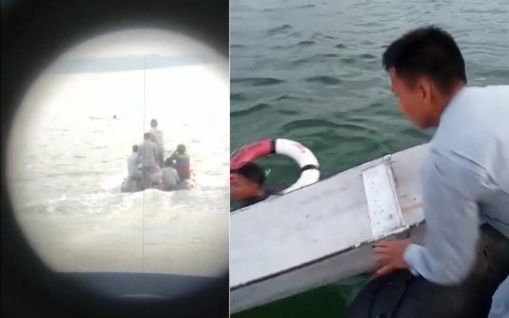 Proses evakuasi korban 