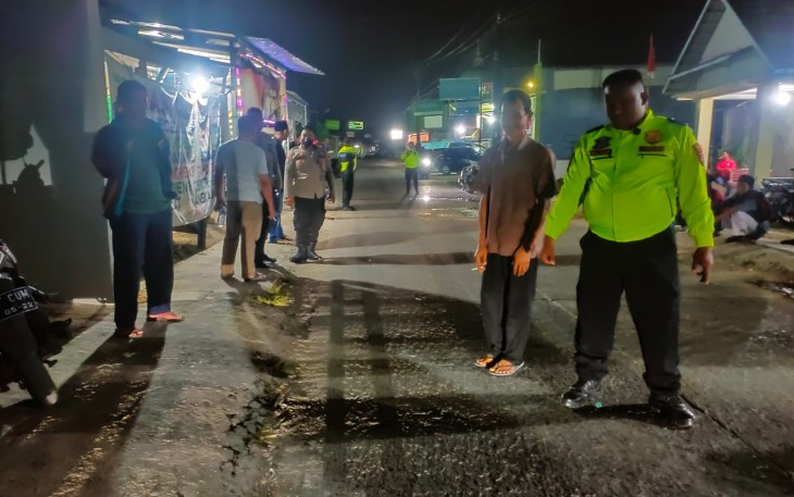 Satlantas Polres Serang saat Gelar Olah TKP