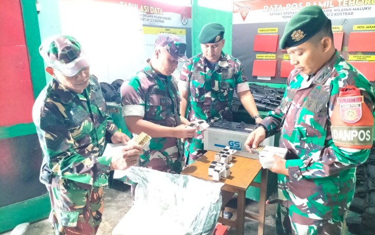 Satgas Yonarmed 1 Terima Kunjungan Tim Verifikasi Kolakops 151/BNY