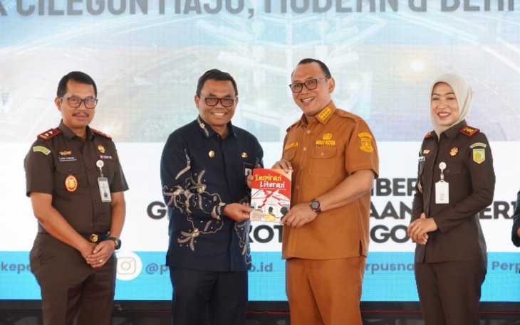 Wali Kota Cilegon Helldy Launching Perpustakaan Digital
