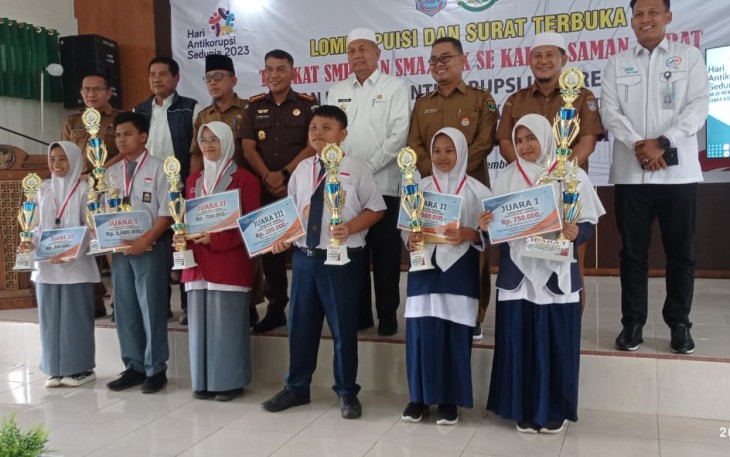 Kejari Pasaman Barat Gelar Lomba Puisi dan Edukasi Anti Korupsi tingkat SMP dan SMA/SMK se Kabupaten Pasaman Barat 