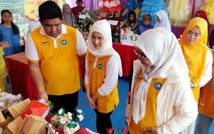 Bupati Roby saat Buka Expo Bintera dan Temu Karya Desa