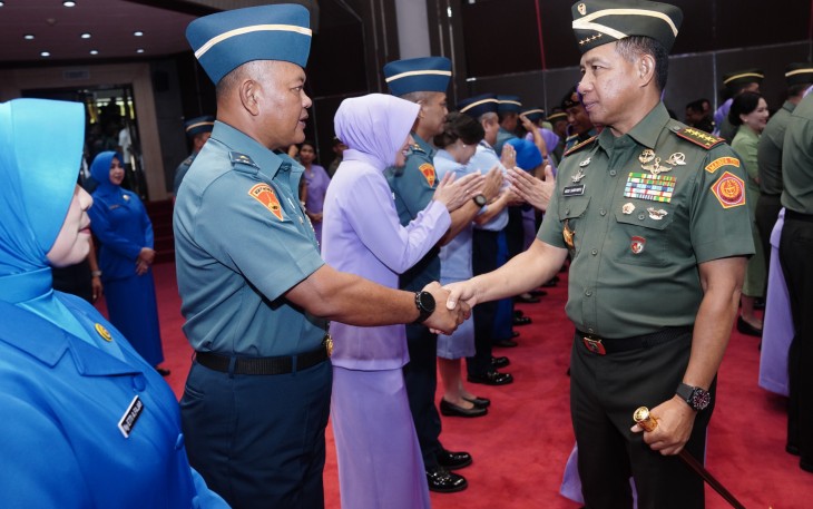 Ir Kodiklatal Brigjen TNI Marinir Ahmad Fajar Resmi Sandang Pangkat Baru