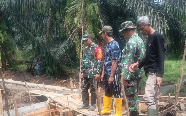 Dansatgas TMMD Reguler ke-117 Kodim 0407/Kota Bengkulu Tinjau Sasaran Fisik 