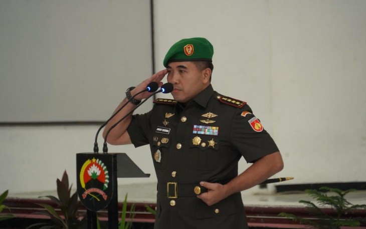 Danrem 071/Wijayakusuma Kolonel Czi Mohammad Andhy Kusuma, S.Sos., M.M., M.Han Pimpin Sertijab dan Penyerahan Jabatan Pejabat Korem 071/Wijayakusuma