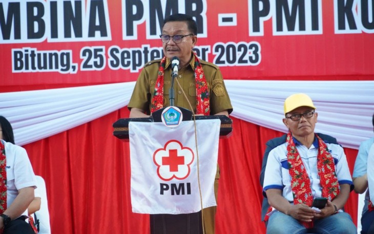 Wali Kota Maurits Mantiri Hadiri Acara Peringatan HUT PMI ke-78 Tahun 