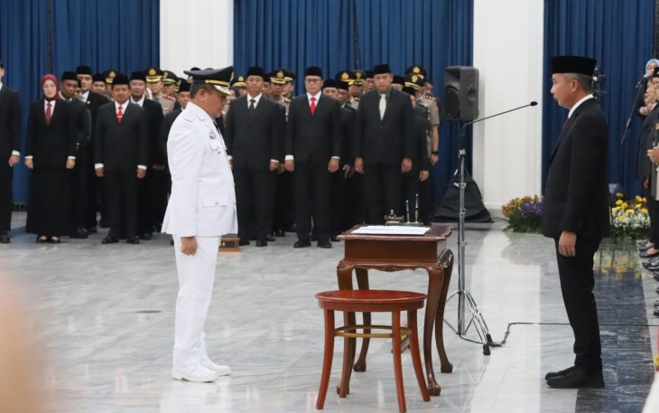 Pelantikan Benni Irwan sebagai Pj Bupati Purwakarta