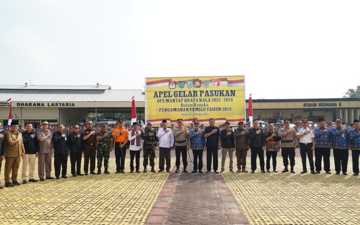 Polda Bengkulu Apel Gelar Pasukan