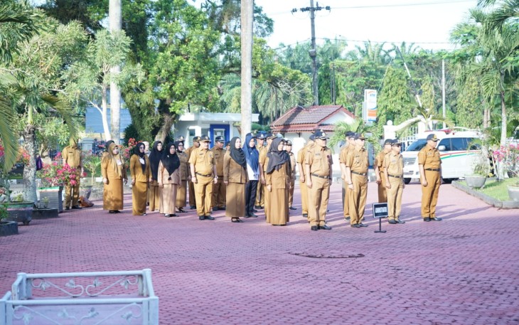 Bupati Asahan Pimpin Apel Gabungan