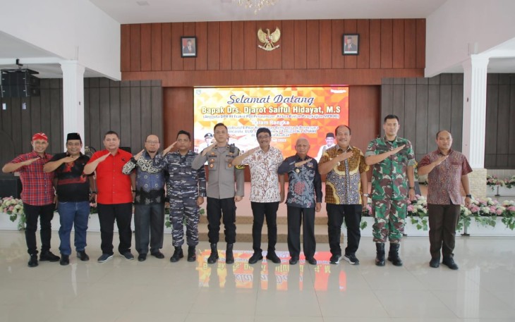 Bupati dan Wakil Bupati  Asahan Ikuti Sosialisasi 4 Pilar