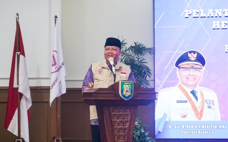 Gubernur Bengkulu Rohidin Mersyah  