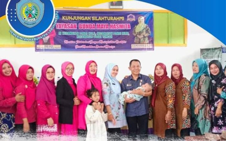 Yayasan Bunda Maya Hasmita saat Kunjungan Kecamatan Daerah Pantai Labuhanbatu 