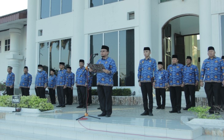 106 CPNS Terima SK PNS Dari Sekdakab Asahan 