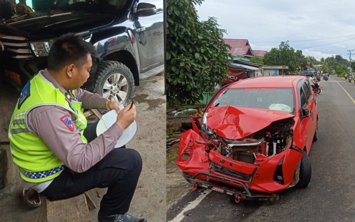 Calya dan Hilux Tabrakan, Rumah Warga dan 2 Nenek Turut Jadi Korban