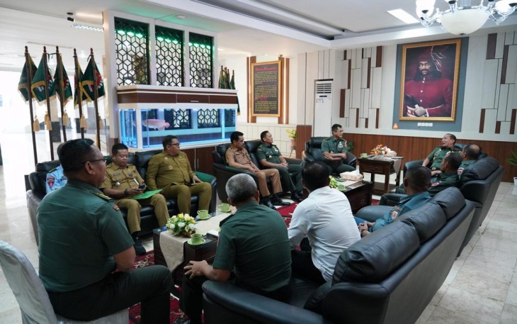 Tim Sahli Panglima TNI Kunker di Kodam XIV/Hsn