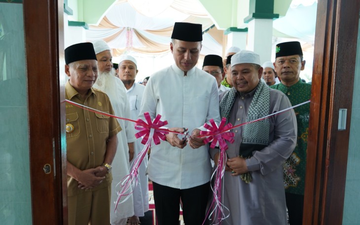Wagubsu Bersama Bupati Asahan Resmikan Mesjid Istiqomah Al Musannif