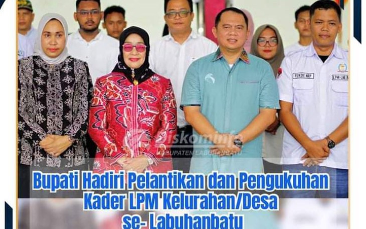 Bupati Labuhanbatu Hadiri Pelantikan DPD Lembaga Pelayanan Masyarakat Periode 2022-2028 