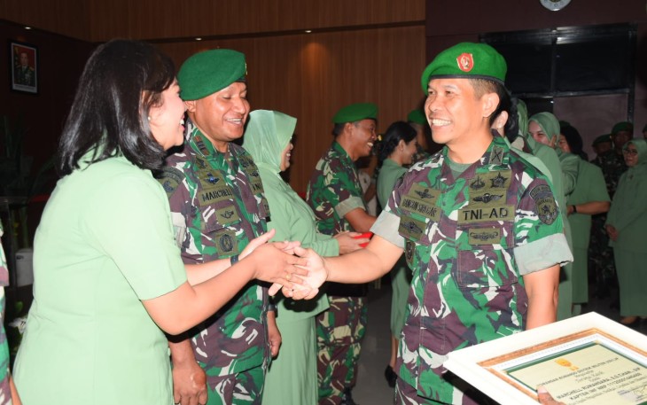 Dandim 0501/Jakarta Pusat Pimpin Korprapot Pelepasan Personel Pindah Satuan