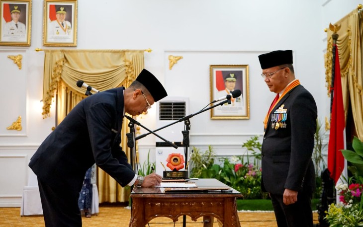 Pelantikan Sekda Definitif Provinsi Bengkulu  