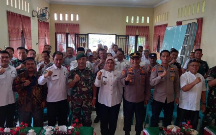 Kapolsek Batang Angkola, AKP Raden Saleh, SH, Hadiri Halal Bihalal Forkopimca
