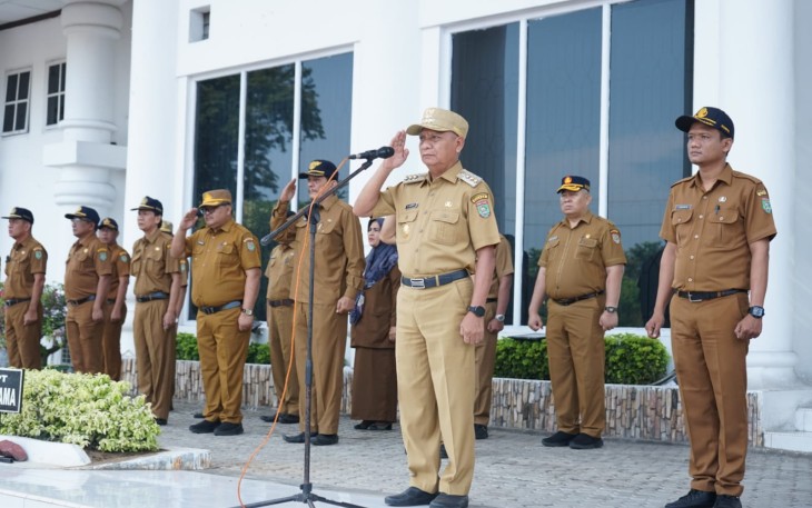 Bupati Asahan Pimpin Apel Gabungan Bulan November 2023