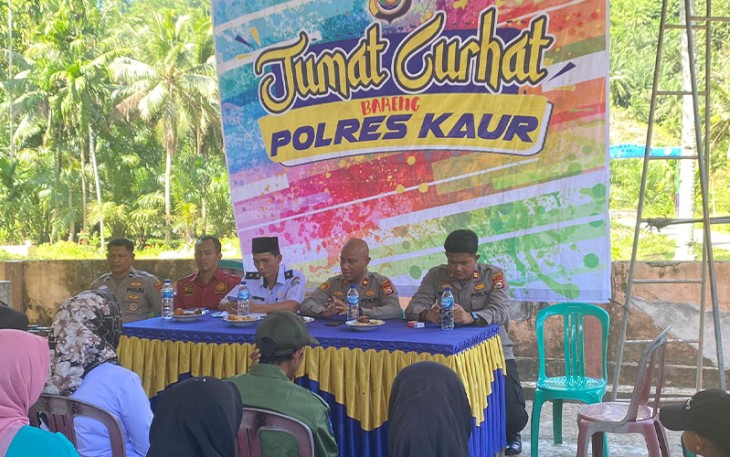 Polres Kaur Adakan Jumat Curhat