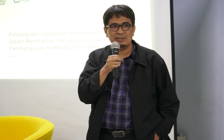 Kepala Subdirektorat Dampak Kebijakan Direktorat Potensi, Kepatuhan, dan Penerimaan Direktorat Jenderal Pajak, Eureka Putra, S.E., Ak., M.Sc., Ph.D