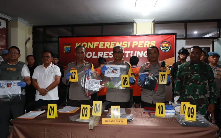 Kapolda dalam konferensi pers, Minggu (26/11/23).